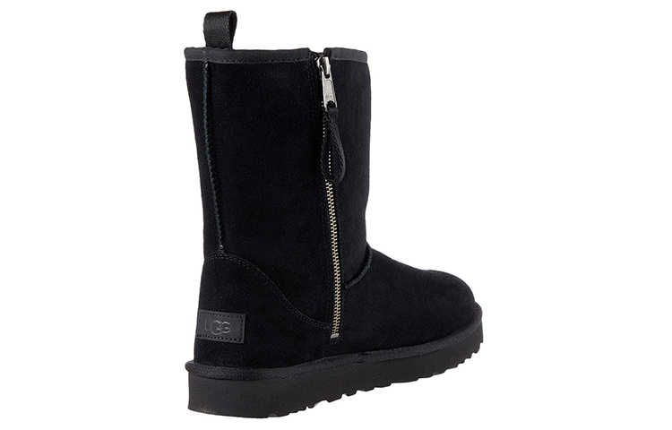 Lookbook (W) UGG Classic Pendek Zip Berkembar 'Hitam' 9431247-BLK