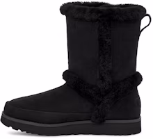 (Women) UGG Classic Short Fluff Spill Seam Snow Boots Black 1112500-BLK (Women) UGG Classic Short Fluff Spill Seam Snow Boots Black 1112500-BLK