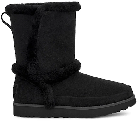(W) UGG Botas Negras Clásicas Cortas con Forro y Costura Fluff Spill para Nieve 1112500-BLK Order (W) UGG Botas Negras Clásicas Cortas con Forro y Costura Fluff Spill para Nieve 1112500-BLK