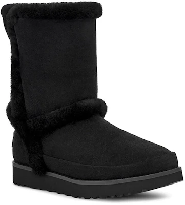 (W) UGG Botas Negras Clásicas Cortas con Forro y Costura Fluff Spill para Nieve 1112500-BLK Lookbook (W) UGG Botas Negras Clásicas Cortas con Forro y Costura Fluff Spill para Nieve 1112500-BLK