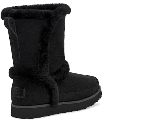 (W) UGG Botas Negras Clásicas Cortas con Forro y Costura Fluff Spill para Nieve 1112500-BLK Shop (W) UGG Botas Negras Clásicas Cortas con Forro y Costura Fluff Spill para Nieve 1112500-BLK