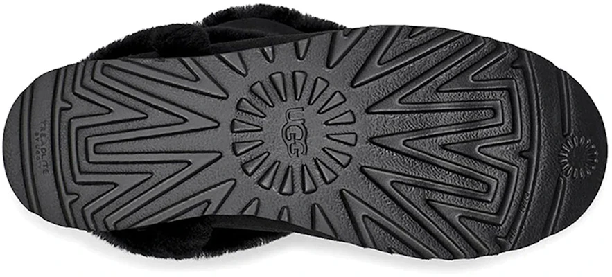 (W) UGG Botas Negras Clásicas Cortas con Forro y Costura Fluff Spill para Nieve 1112500-BLK Details for (W) UGG Botas Negras Clásicas Cortas con Forro y Costura Fluff Spill para Nieve 1112500-BLK