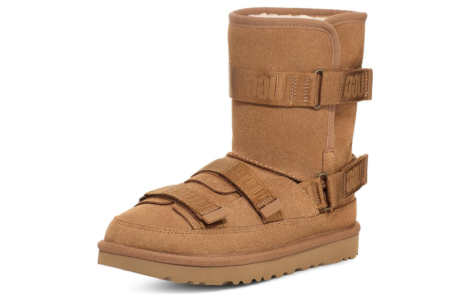 Order UGG 牛反絨 休閒經典混合束帶 雪地靴 女款 栗色