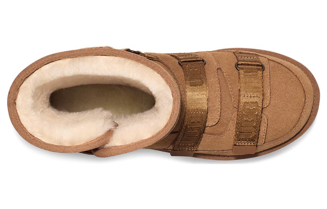 Lookbook UGG 牛反絨 休閒經典混合束帶 雪地靴 女款 栗色