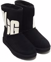 Lookbook (Women) UGG Classic Short 2 Chopd 'Black White' 1129231-BLK