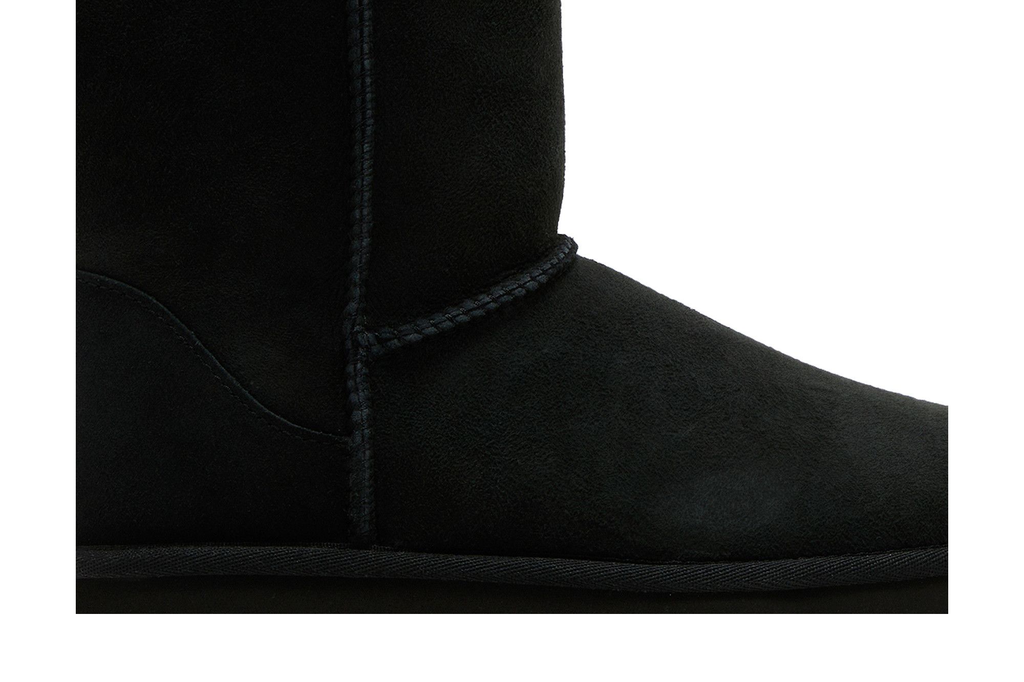 Order (W) UGG Classic Short II Laars Zwart 1016223-BLK