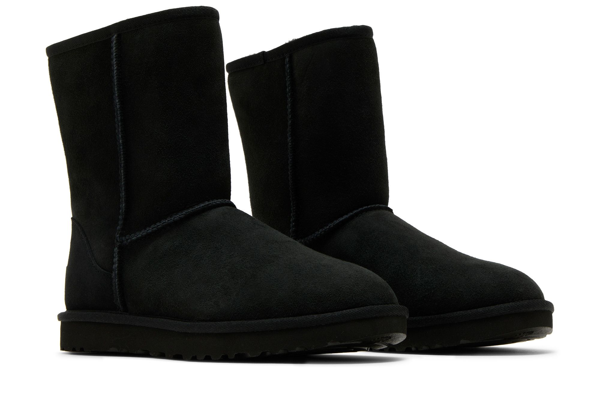 Cheap (W) UGG Classic Short II Laars Zwart 1016223-BLK