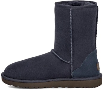 UGG 羊皮 圓頭套筒 短筒 雪地靴 女款 深藍色 Buy UGG 羊皮 圓頭套筒 短筒 雪地靴 女款 深藍色