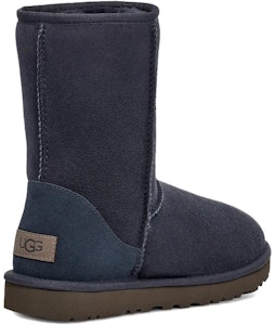 UGG 羊皮 圓頭套筒 短筒 雪地靴 女款 深藍色 Shop UGG 羊皮 圓頭套筒 短筒 雪地靴 女款 深藍色
