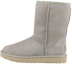 Buy (Women) UGG Classic Short II Fleece Lined Gray White 1016223-GOA