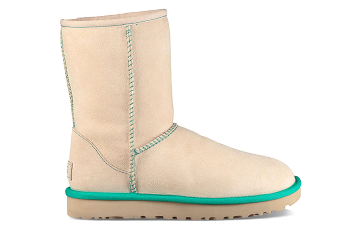 (W) UGG Classic Short II Neon 'Cream White' 圖 2