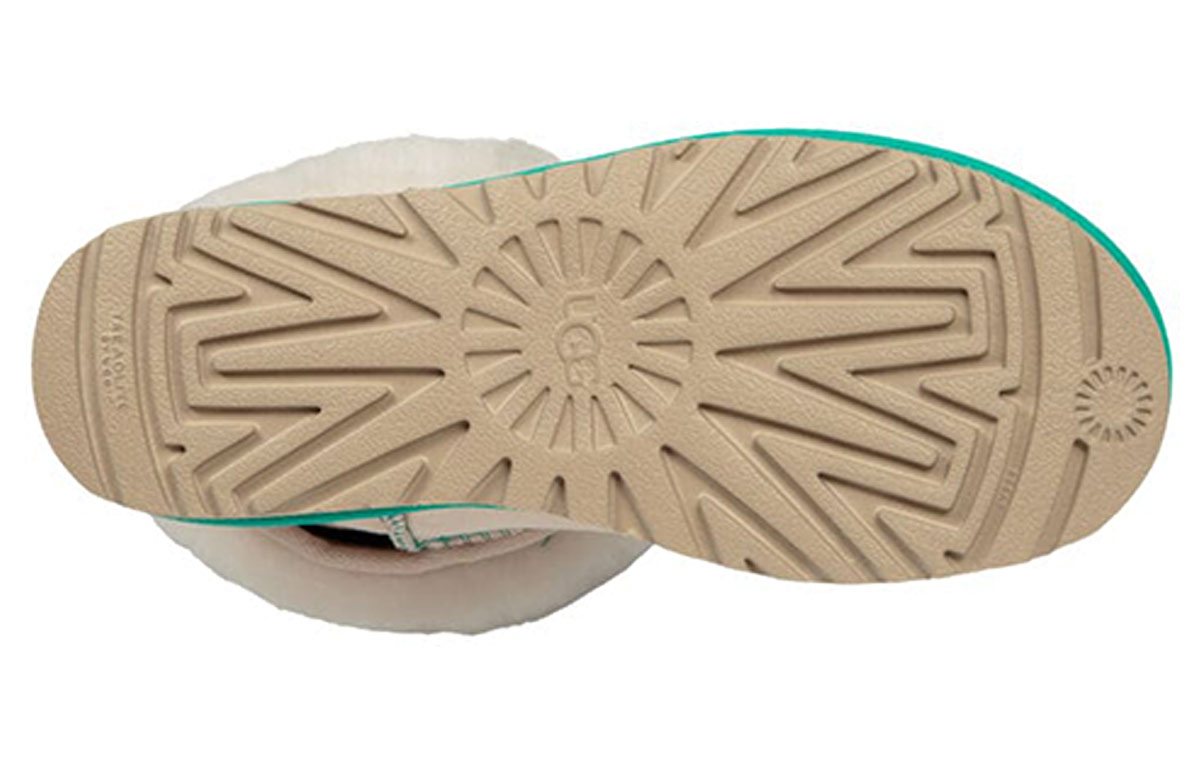 (W) UGG Classic Short II Neon 'Cream White' 圖 6