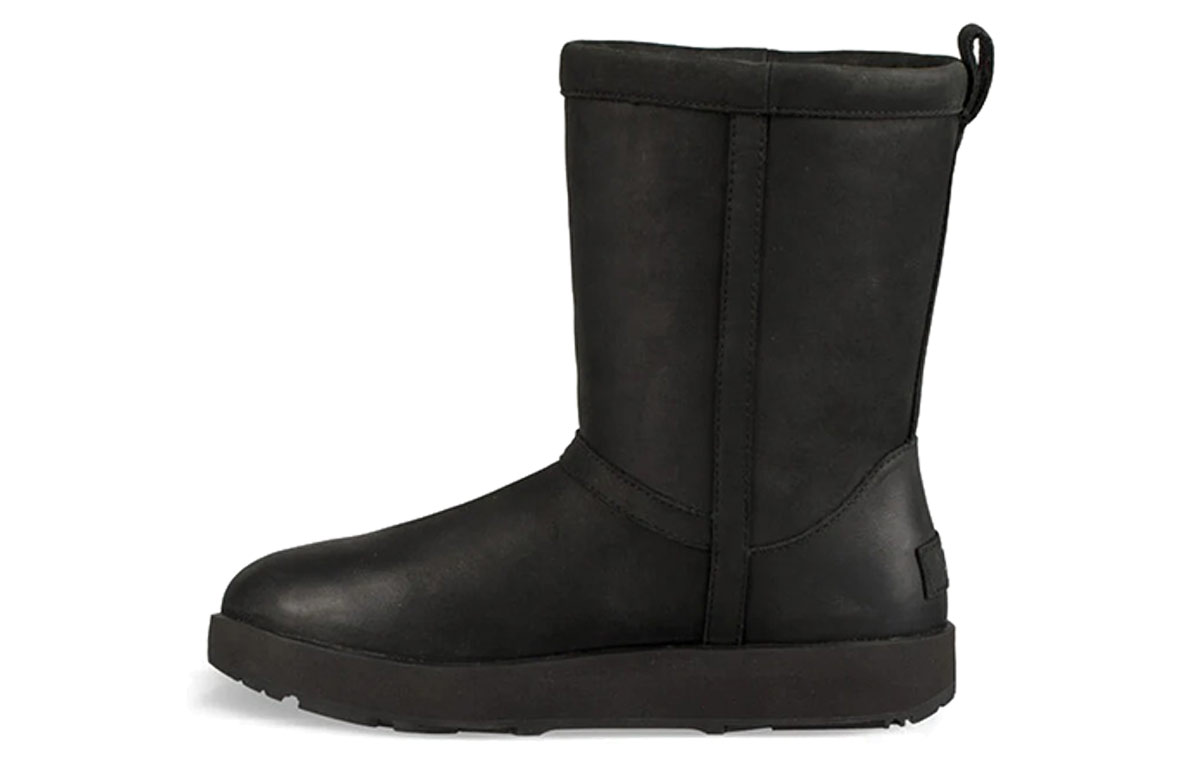 Buy (W) UGG Classic Pendek Kulit 'Hitam' 1017509-BLK