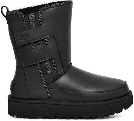 (Women) UGG Classic Short Moto Boot 'Black' 1164710-BLK Order (Women) UGG Classic Short Moto Boot 'Black' 1164710-BLK