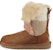 (W) UGG Classic Pendek Patchwork Fluff 1098071-CHE
