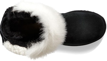 (W) UGG Klasik Pendek Patchwork Fluff Hangat Selimut Bulu Hitam. 1098071-BLK Purchase (W) UGG Klasik Pendek Patchwork Fluff Hangat Selimut Bulu Hitam. 1098071-BLK