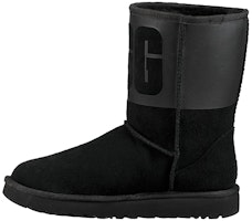 (Women) UGG Classic Short Rubber Boot 'Black' 1096473-BLK (Women) UGG Classic Short Rubber Boot 'Black' 1096473-BLK