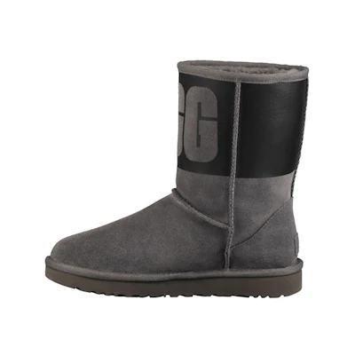 (W) UGG Classic Short Rubber Boot 'Grey'
