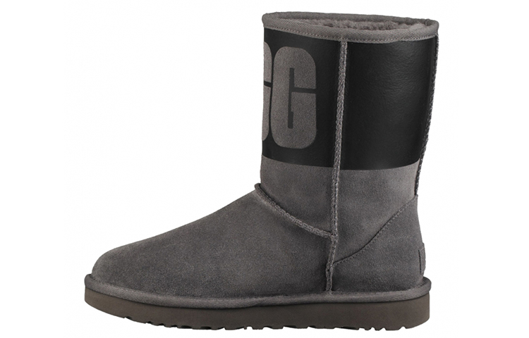 (Women) UGG Classic Short Rubber Boot 'Grey' 1096473-GRB