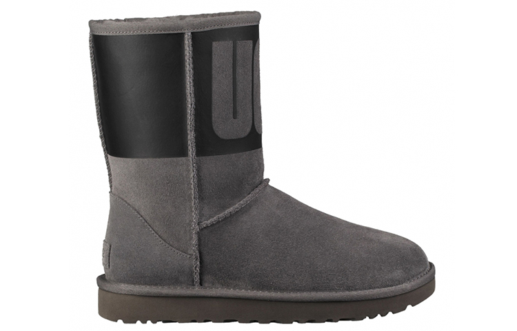 Order (W) Bottes UGG Classiques Courtes en Caoutchouc ''Gris'' 1096473-GRB