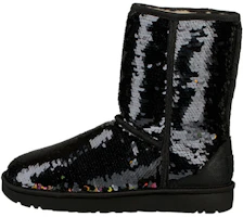(Women) UGG Classic Short Sequin 'Black' 1094982-BLK (Women) UGG Classic Short Sequin 'Black' 1094982-BLK