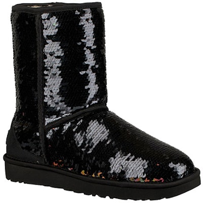 (Women) UGG Classic Short Sequin 'Black' 1094982-BLK Lookbook (Women) UGG Classic Short Sequin 'Black' 1094982-BLK