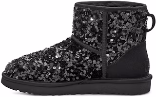 (Women) UGG Classic Chunkey Sequin 1130602-BLK (Women) UGG Classic Chunkey Sequin 1130602-BLK