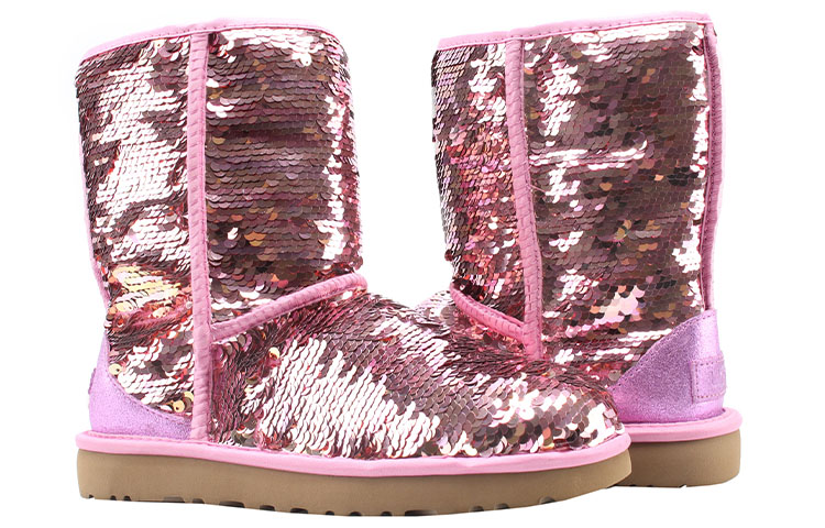 (W) UGG Classic Short Sequin 'Pink' 圖 3