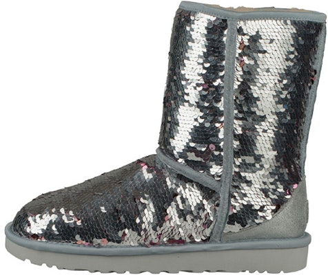 (Women) UGG Classic Short Boot 'Sequin - Silver' 1094982-SLVR Buy (Women) UGG Classic Short Boot 'Sequin - Silver' 1094982-SLVR