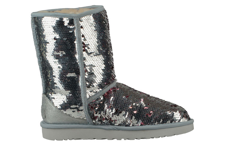 (W) UGG Classic Short Boot 'Sequin - Silver' 圖 2