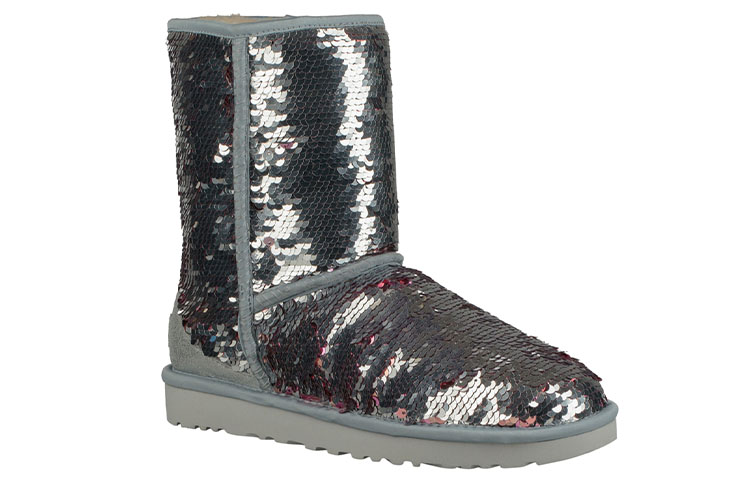 (W) UGG Classic Short Boot 'Sequin - Silver' 圖 3
