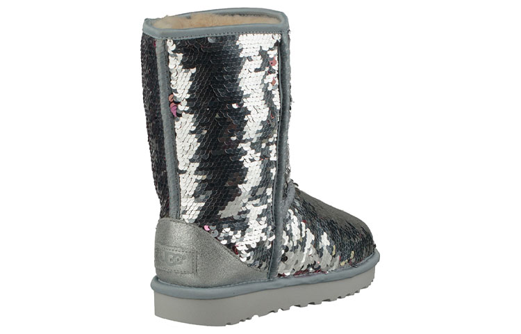 (W) UGG Classic Short Boot 'Sequin - Silver' 圖 4