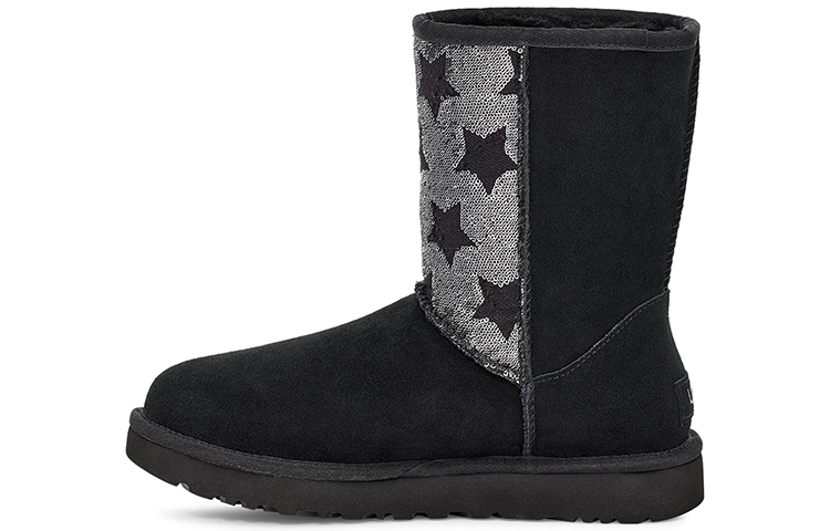 Buy (W) UGG Clásico Corto Lentejuelas Estrellas Negro 1111029-BLK