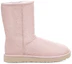 Order (W) UGG Classic Short Leopardo de Nieve Fleece Forrado Rosa 1113495-QRT