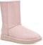 Lookbook (W) UGG Classic Pendek Snow Leopard Fleece Berbulu Merah Jambu 1113495-QRT