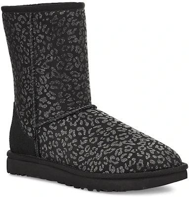 (W) UGG Classic Pendek Snow Leopard Berbulu Hitam 1113495-BLK Lookbook (W) UGG Classic Pendek Snow Leopard Berbulu Hitam 1113495-BLK