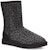 (W) UGG Classic Pendek Salji Leopard Berbulu Hitam 1113495-BLK