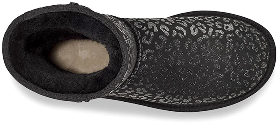 (W) UGG Classic Pendek Snow Leopard Berbulu Hitam 1113495-BLK Purchase (W) UGG Classic Pendek Snow Leopard Berbulu Hitam 1113495-BLK