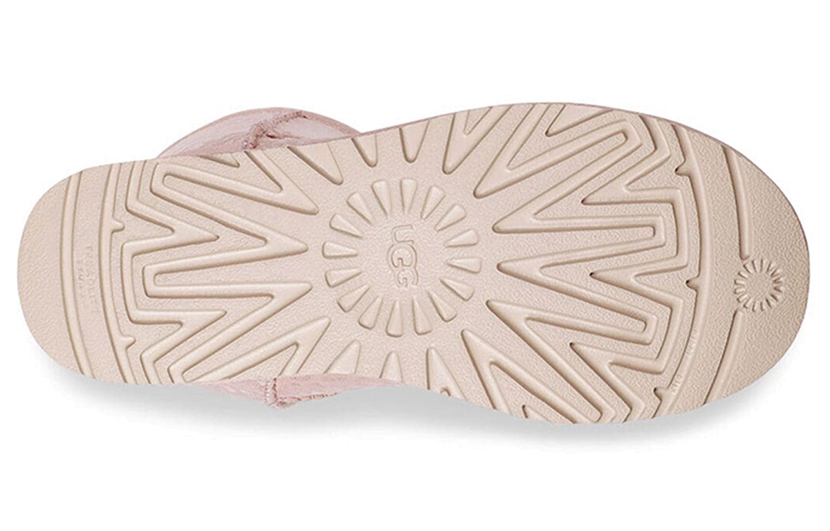 Details for (W) UGG Classic Short Leopardo de Nieve Fleece Forrado Rosa 1113495-QRT