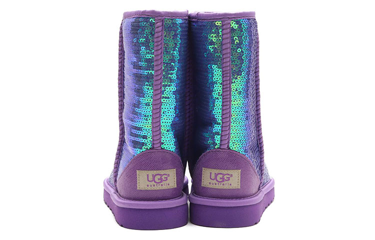 (W) UGG Classic Short Sparkles 'Bright Purple' 圖 5