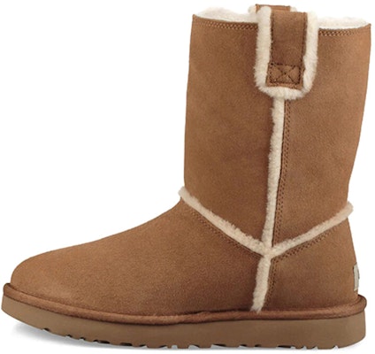 Women UGG Classic Short Spill Seam Chestnut Brown 1098078 CHE