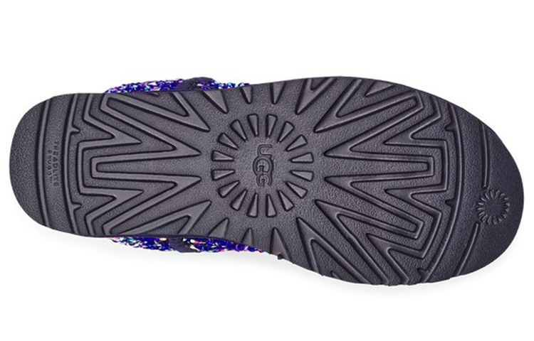 Details for (W) UGG Classic Pendek Stellar Sequin Boot Salju Hitam/Biru/Ungup 1112514-MDL