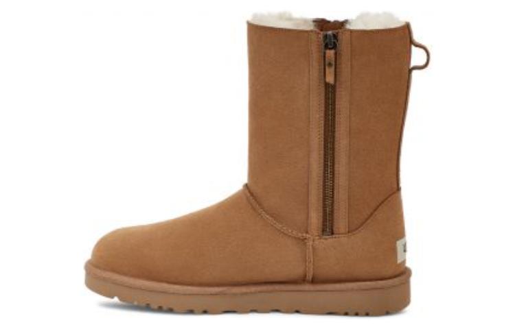 (Women) UGG Classic Short Zip 'Light Brown' 1153490-CHE