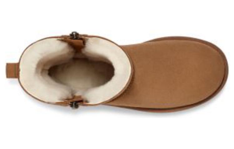 Shop (W) UGG 클래식 숏 지퍼 '라이트 브라운' 1153490-CHE