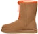 (W) UGG Classic Short Zipper Tape Logo Boot 'Chestnut' - But Chestnut 1144035-CHE