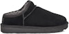 (W) UGG Selipar Klasik Berbulu Hitam 1108193-BLK