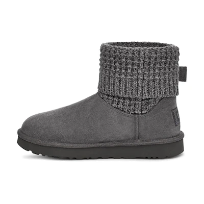 (W) UGG Classic Solene Mini Cozy Stay Warm Outdoor Casual Gray