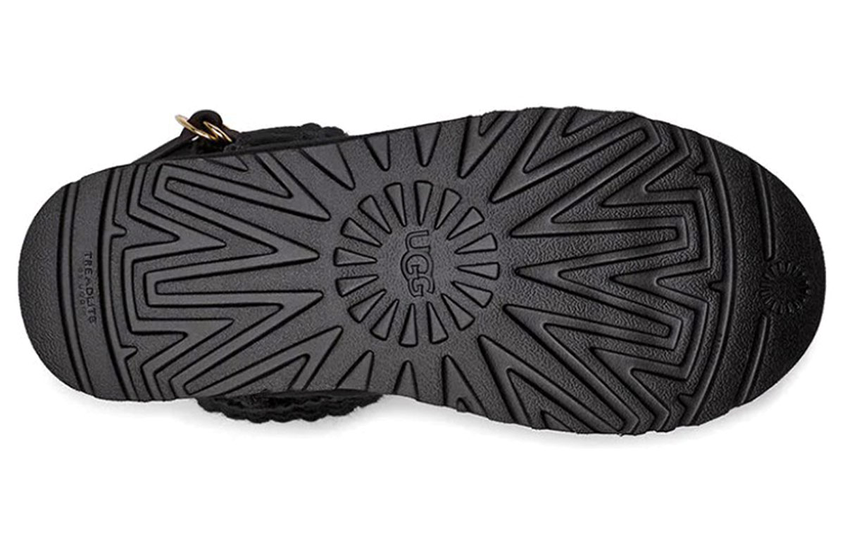 (W) UGG Classic Solene Mini Snow Boots Black 圖 6