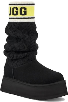 (Women) UGG Classic Sweater Letter Boot 'Black' 1144045-BLK Lookbook (Women) UGG Classic Sweater Letter Boot 'Black' 1144045-BLK