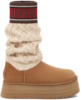 (W) UGG Classic Sweater Letter Boot Chestnut Sepatu Bot Coklat Kasual. 1144045-CHE Order (W) UGG Classic Sweater Letter Boot Chestnut Sepatu Bot Coklat Kasual. 1144045-CHE